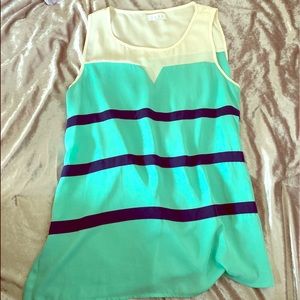 Teal tank